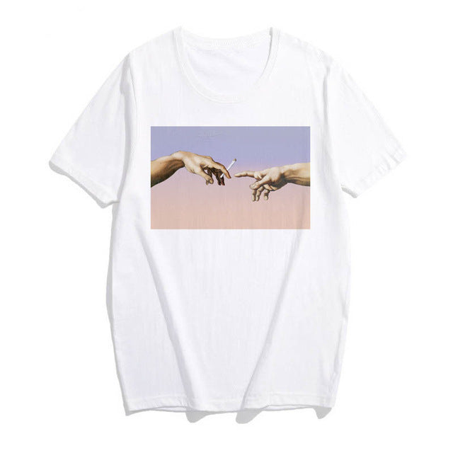 Plus size women's Harajuku tops and bottoming shirts