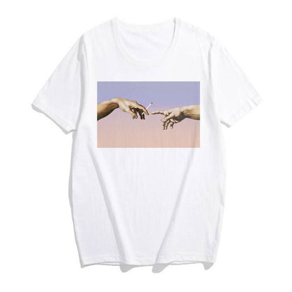 Plus size women's Harajuku tops and bottoming shirts