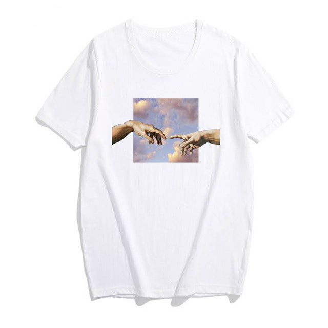 Plus size women's Harajuku tops and bottoming shirts