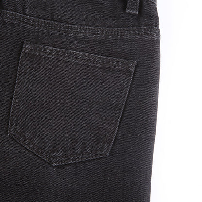 Fashionable love printed jeans