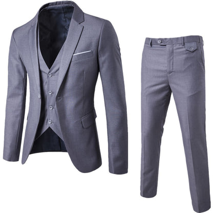 Men's Suit Set Two-piece Korean Style