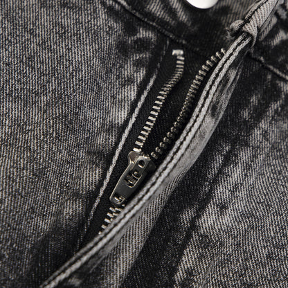 Heavy Industry Distressed Washed Jeans Male Irregular